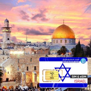 Sim Du Lịch Israel 10 Ngày Tốc Độ Cao